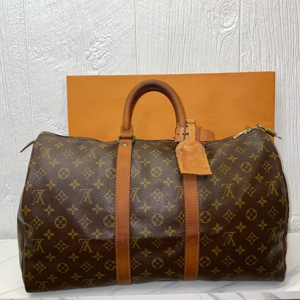 Louis Vuitton Keepall! LV Monogram Keepall 45 Vintage Bag!